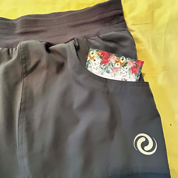 NEW PHOTOS! LEGGINGS, FLAT WAISTBAND, DARK GREY, SIZE 4X, ELASTIC WAIST, POCKETS - Picture 2 of 14